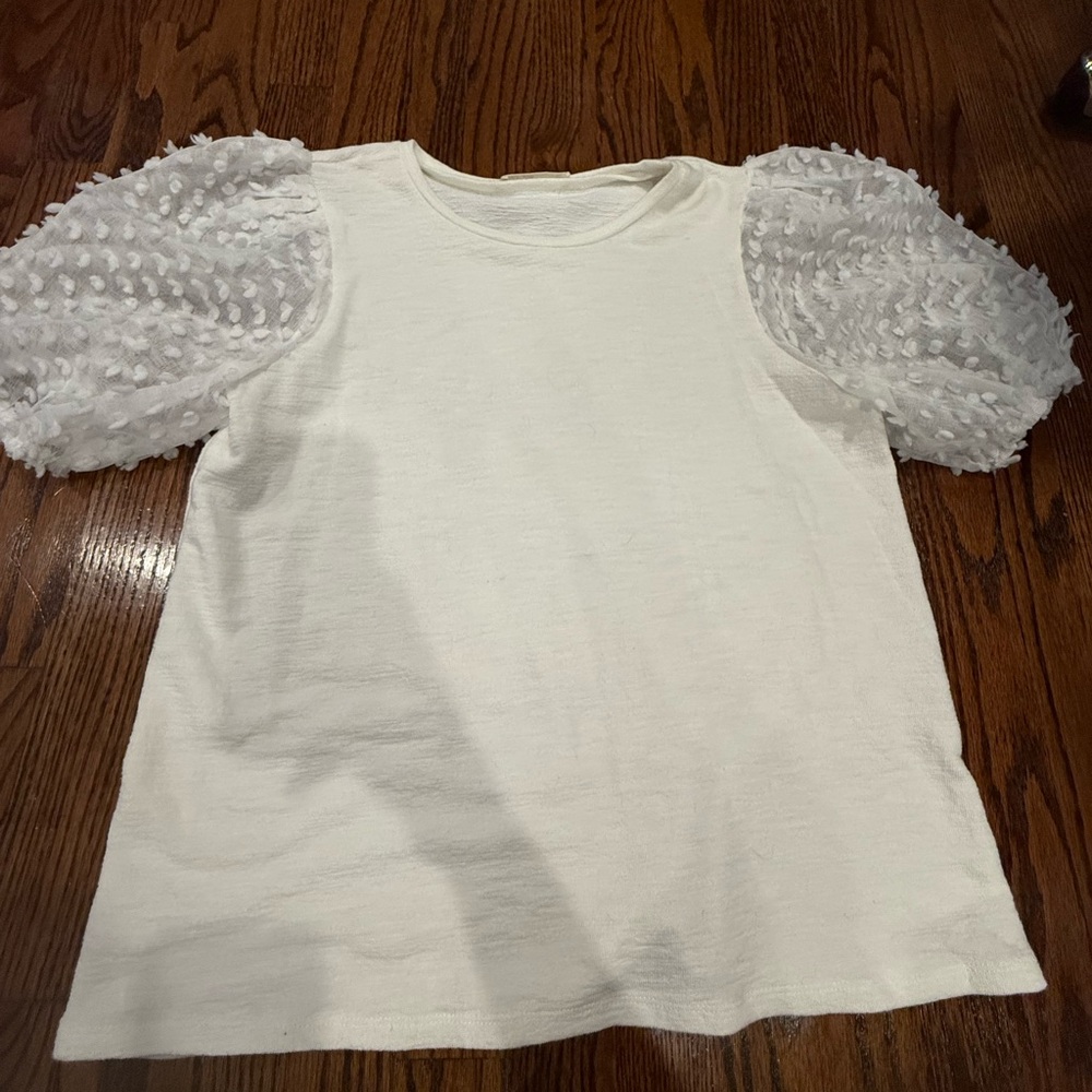 Elegant White Puff Sleeve Blouse
